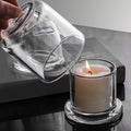 Glass Cloche Candle Holder