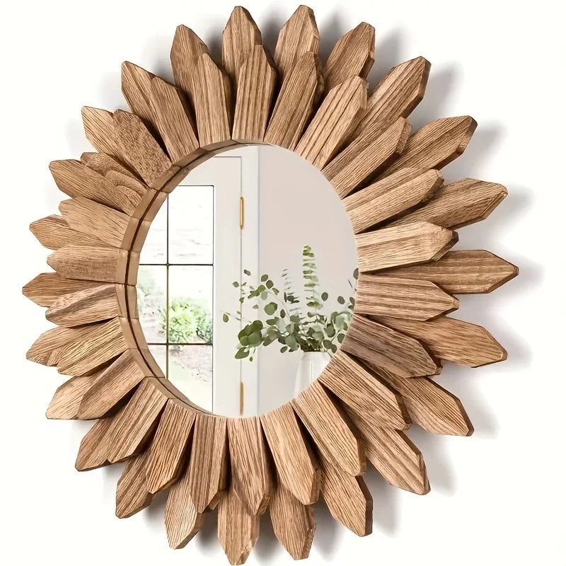 Wooden Wall Mirror