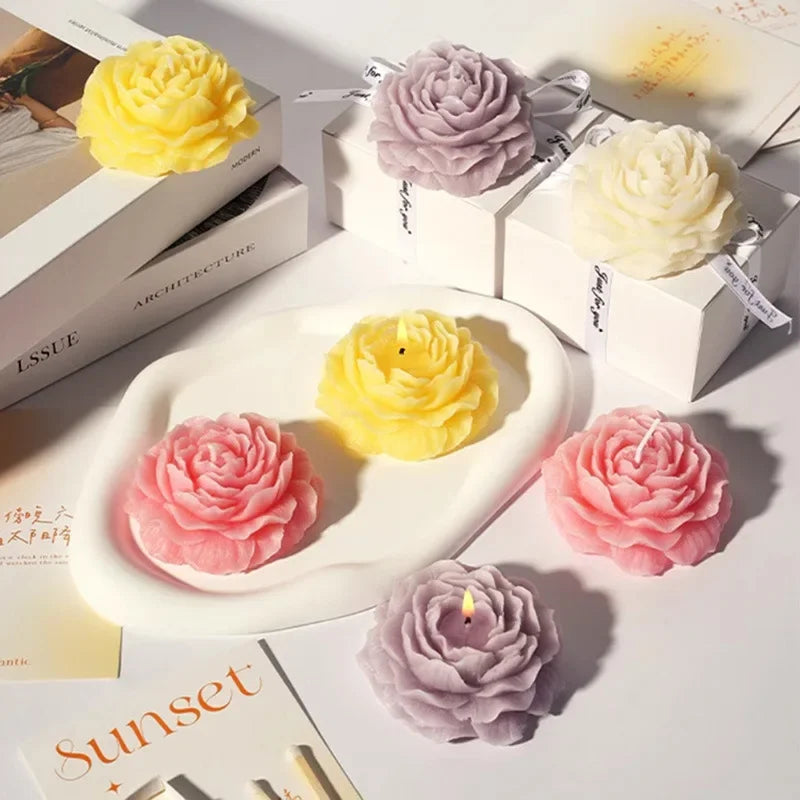 Rose Sculpted Candle