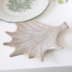Nordic Leaf Ceramic Plate