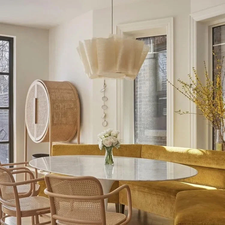 Sheer Linen Pendant Lampshade