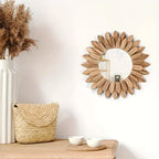 Wooden Wall Mirror